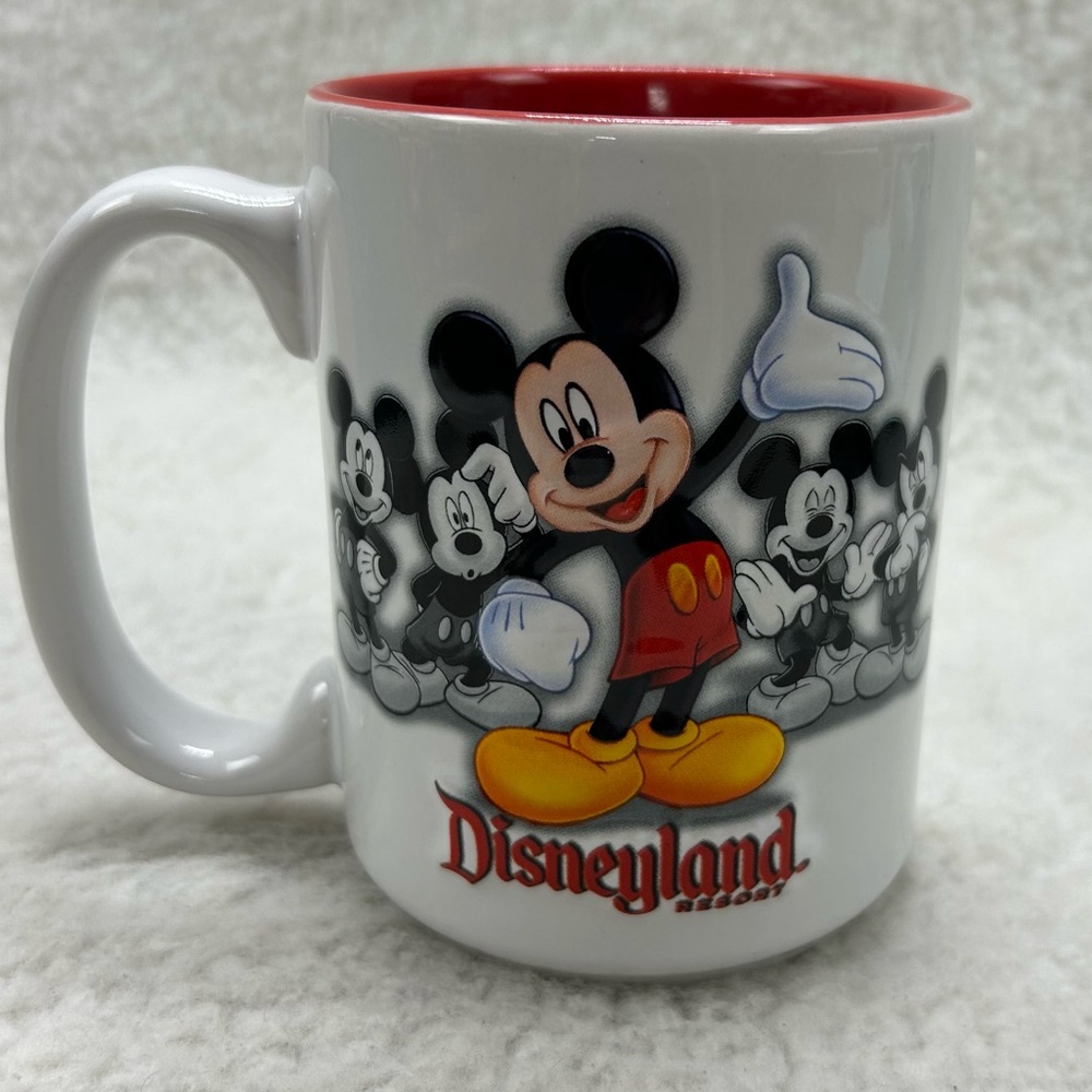 Mickey Mouse coffee cup mug Disney Parks 3-D raised